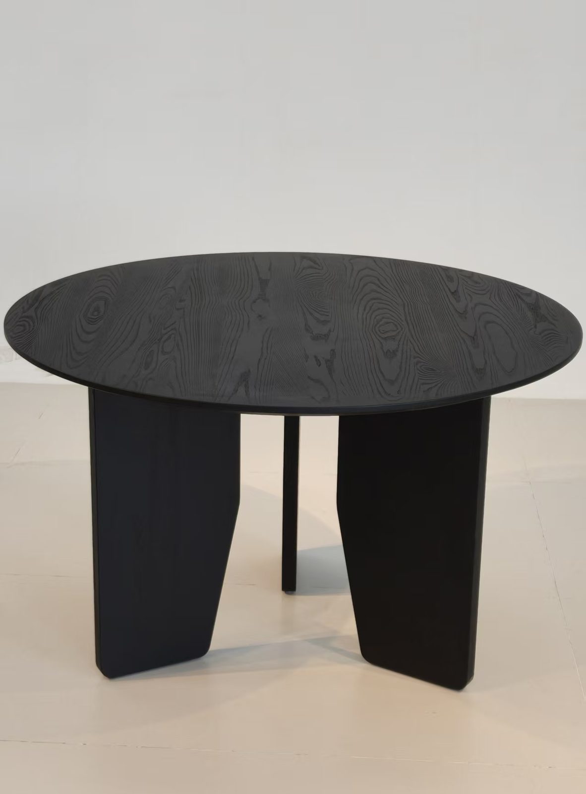 Dining table set staged for inspection