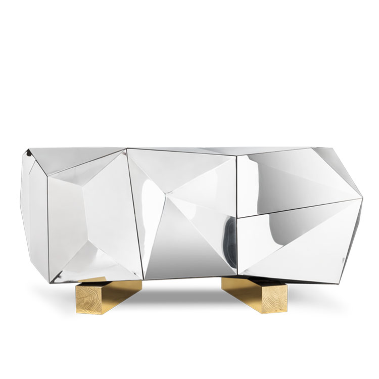 DIAMOND MIRRORED SIDEBOARD
